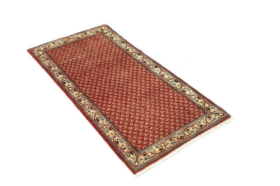 Image 1 of Alfombra persa Belleza clásica – Alfombra Hamadán – Anudada a mano 128 x 62 cm N.° 464716