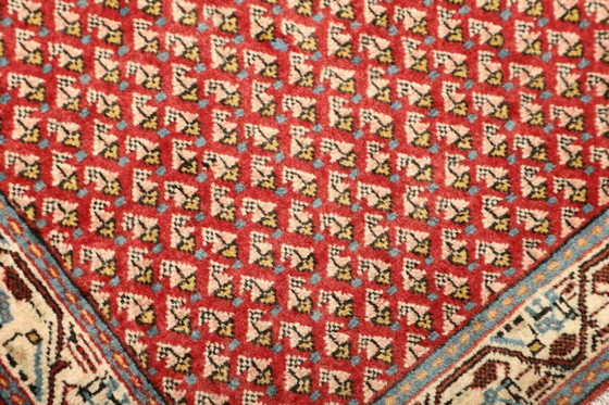 Image 1 of Alfombra persa Belleza clásica – Alfombra Hamadán – Anudada a mano 128 x 62 cm N.° 464716