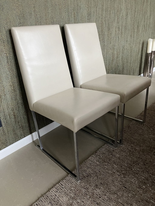 2X B&B Italia Solo Dining Chair