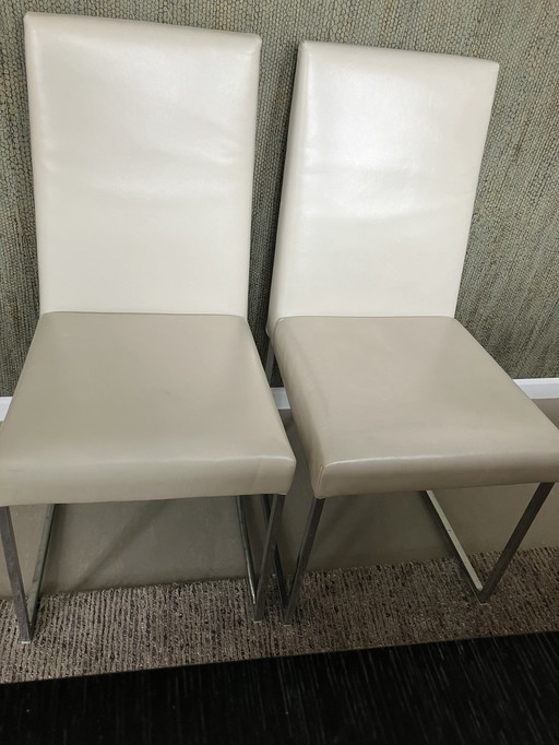 2X B&B Italia Solo Dining Chair