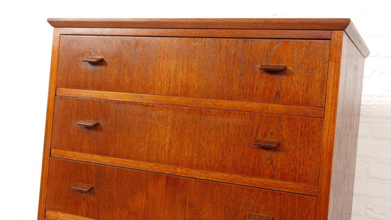 Image 1 of  Drawer Cabinet Danish Design Teak 6 Drawers 113 Cm