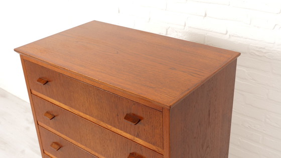 Image 1 of  Drawer Cabinet Danish Design Teak 6 Drawers 113 Cm