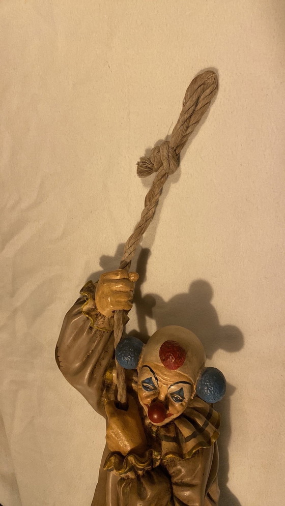 Image 1 of Hanging Clown 🤡 By Jun Asilo Signed (1996)