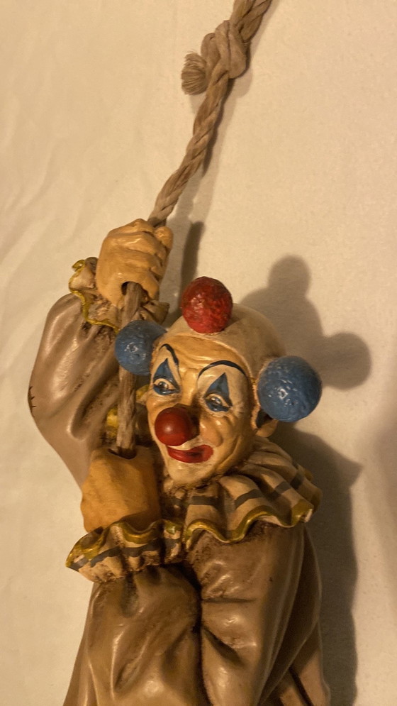 Image 1 of Hanging Clown 🤡 By Jun Asilo Signed (1996)