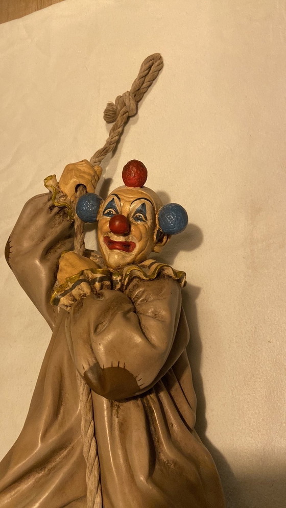 Image 1 of Hanging Clown 🤡 By Jun Asilo Signed (1996)