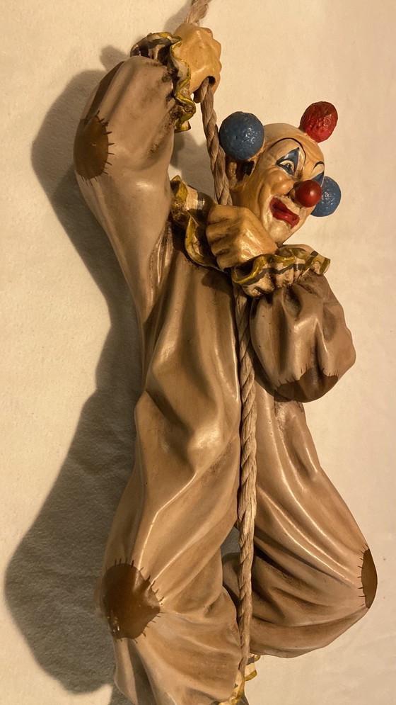 Image 1 of Hanging Clown 🤡 By Jun Asilo Signed (1996)