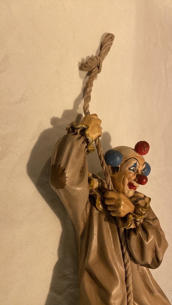 Image 1 of Hanging Clown 🤡 By Jun Asilo Signed (1996)