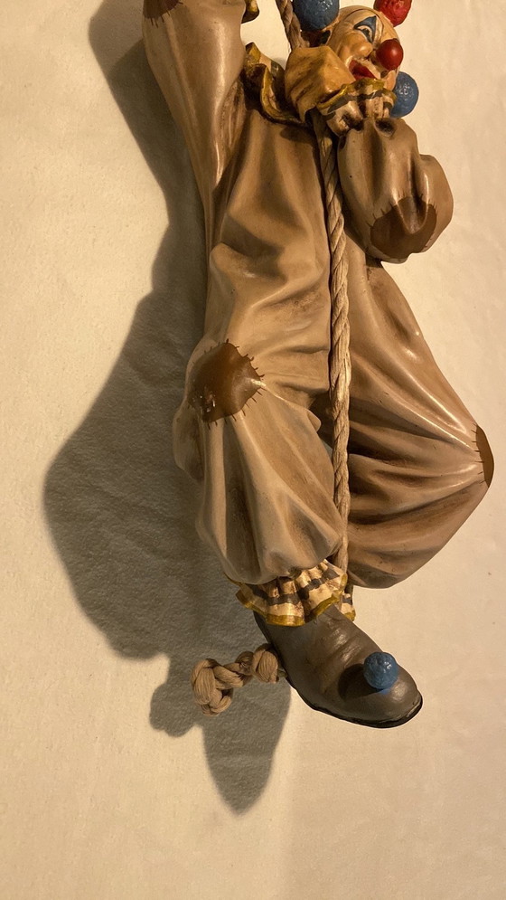 Image 1 of Hanging Clown 🤡 By Jun Asilo Signed (1996)