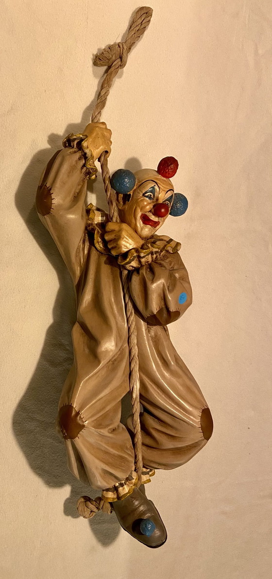 Image 1 of Hanging Clown 🤡 By Jun Asilo Signed (1996)