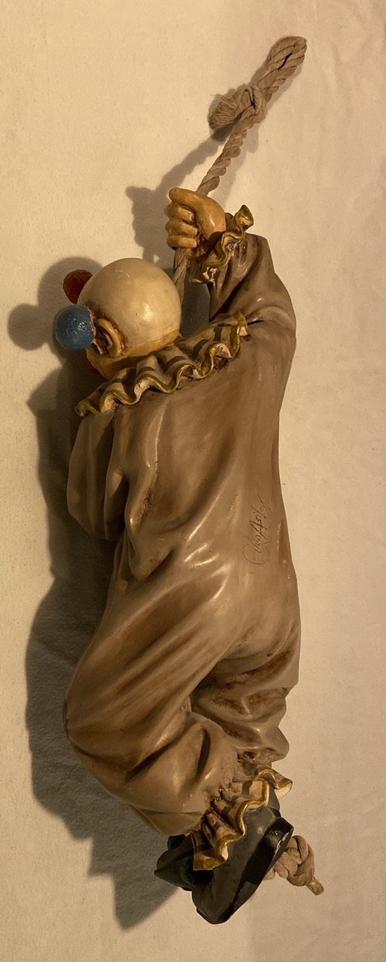 Image 1 of Hanging Clown 🤡 By Jun Asilo Signed (1996)