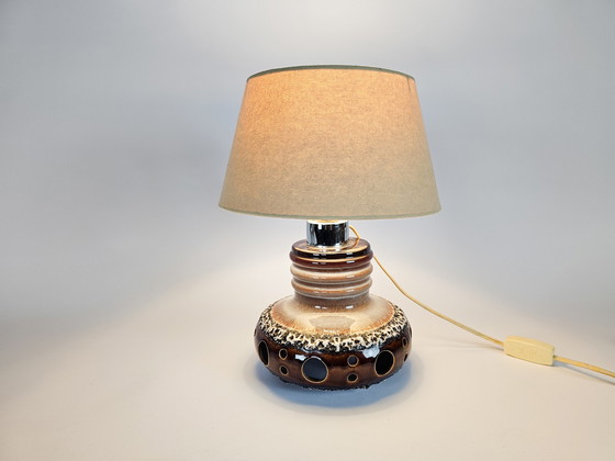 Image 1 of Herda lighting - table lamp - Fat Lava - ceramic - 70's