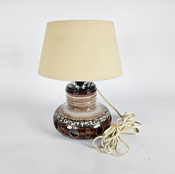 Image 1 of Herda lighting - table lamp - Fat Lava - ceramic - 70's