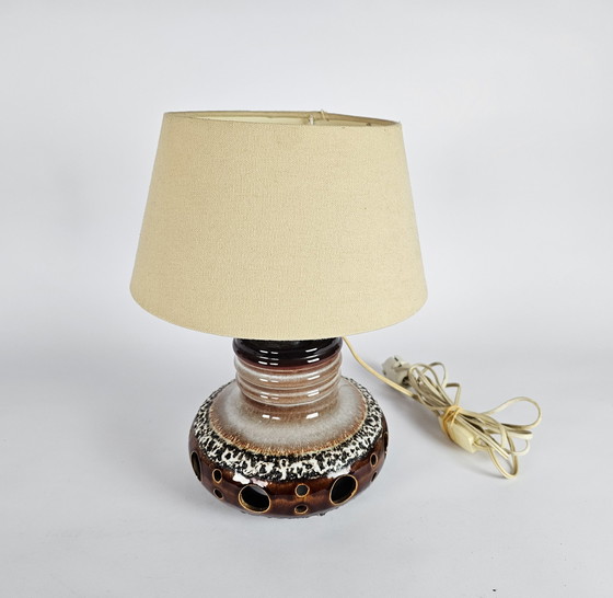 Image 1 of Herda lighting - table lamp - Fat Lava - ceramic - 70's