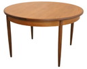 G-Plan round extendable dining table 'Glapwell' vintage