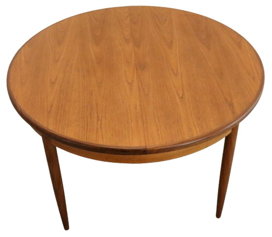 Image 1 of G-Plan table ronde à rallonge 'Glapwell' vintage