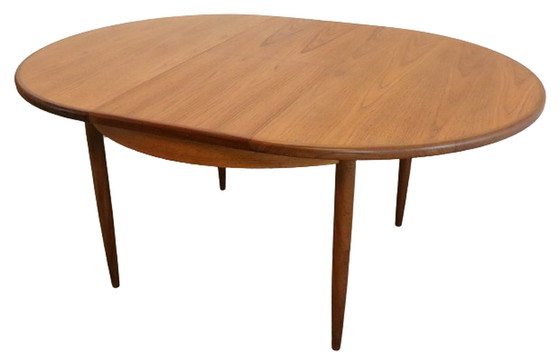 Image 1 of G-Plan table ronde à rallonge 'Glapwell' vintage