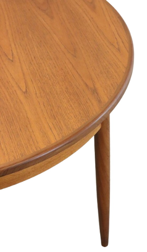 Image 1 of G-Plan round extendable dining table 'Glapwell' vintage
