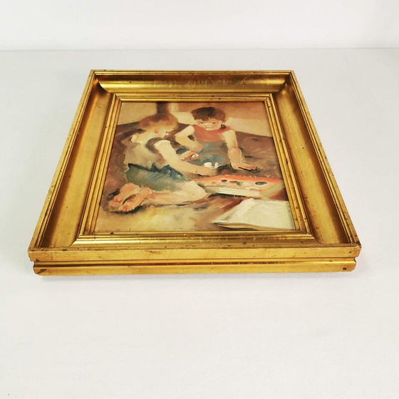 Image 1 of Vintage oil painting by Carl Gustav Ludvig Jacobsen, Denmark