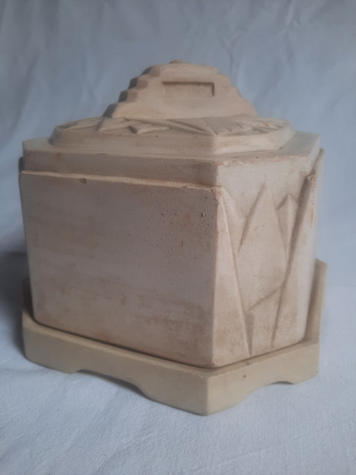 Art Deco butter dish Froga Lux