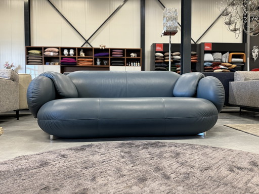 Leolux Pulla Sofa 3 Seater Raffino Whale Leather