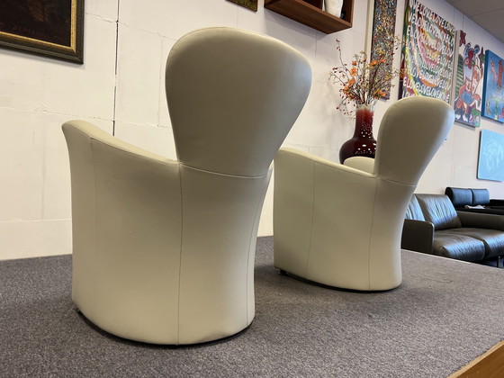 Image 1 of (1) Leolux Emphora Armchair Warm Grey