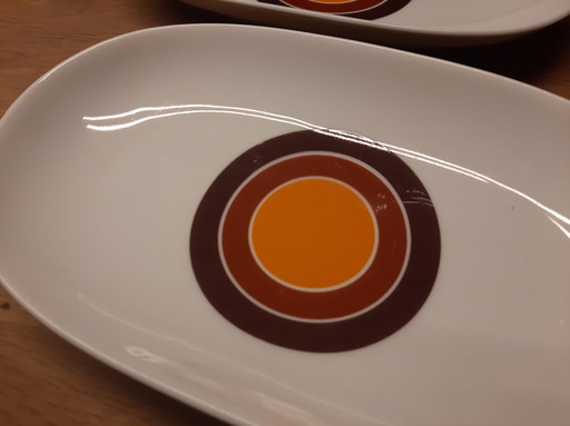 Vintage Bowls And Butter Plates
