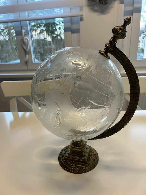 Image 1 of Globo d'epoca inciso a mano