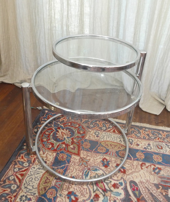 Image 1 of Leitmotiv Swifel table chrome