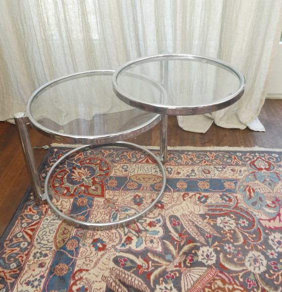 Image 1 of Leitmotiv Swifel table chrome