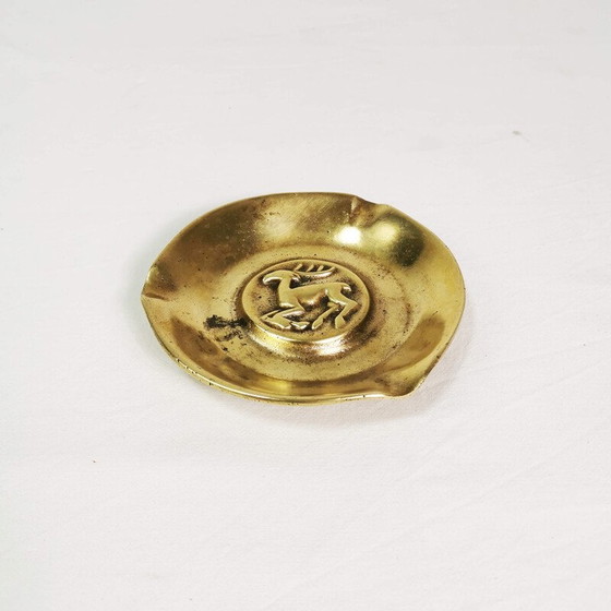 Image 1 of Vintage brass ashtray, Denmark 1950s