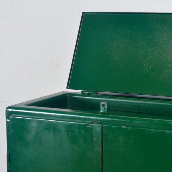 Image 1 of Industrial Iron Cabinet, 1960S