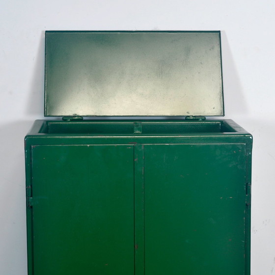 Image 1 of Industrial Iron Cabinet, 1960S
