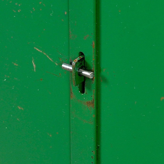 Image 1 of Industrial Iron Cabinet, 1960S