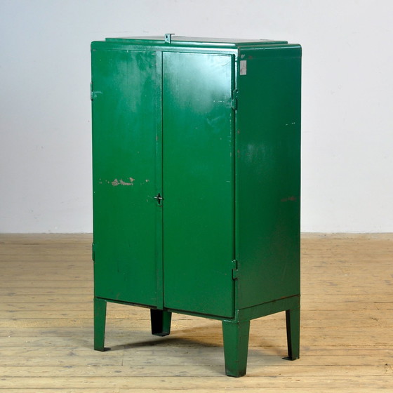 Image 1 of Industrial Iron Cabinet, 1960S