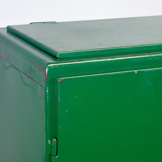 Image 1 of Industrial Iron Cabinet, 1960S