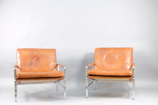 Chaises avec accoudoirs de Preben Fabricius & Jørgen Kastholm pour Kill International, années 1960, lot de 2