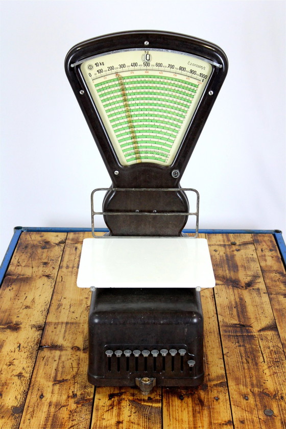 Image 1 of Large Bakelite Grocery Scale, 1930S