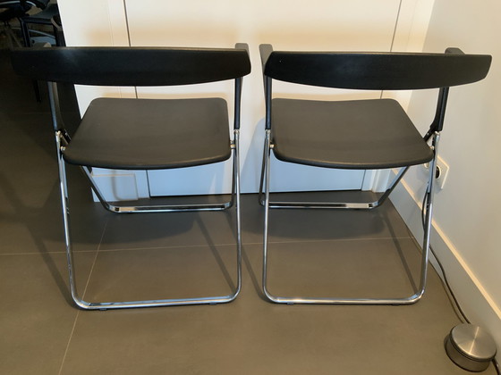 Image 1 of 2x Vintage folding chairs late 1970s - Comput Per Skipper