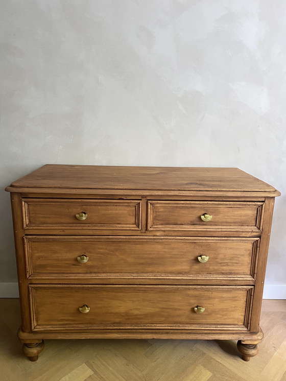 Image 1 of Antique Wooden Chest of Drawers