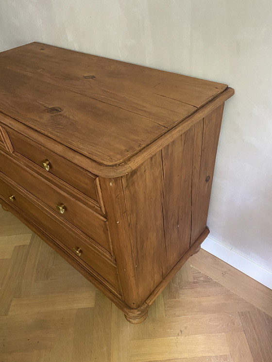 Image 1 of Antique Wooden Chest of Drawers