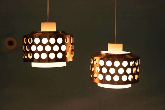 Image 1 of Space age pendant lamps 1960s/70s, Swedish light pendant