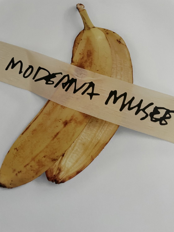 Image 1 of Maurizio Cattelan, Clown, 2024, The Third Hand - Maurizio Cattelan And The Moderna Museet Collection, Exibition Poster