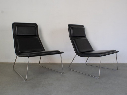 2X Cappellini Low Pad Armchair Design Jasper Morrison