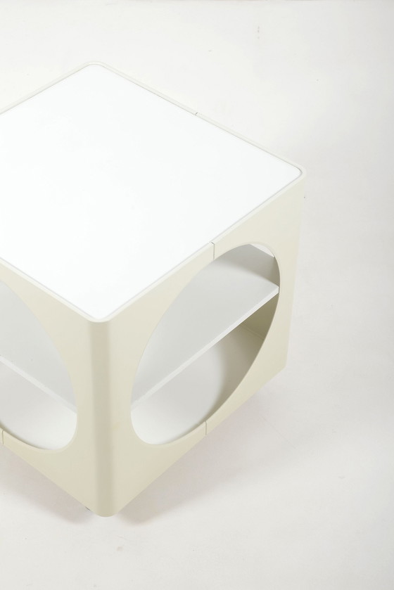 Image 1 of Side Table On Wheels In Space Age Style, 1970s