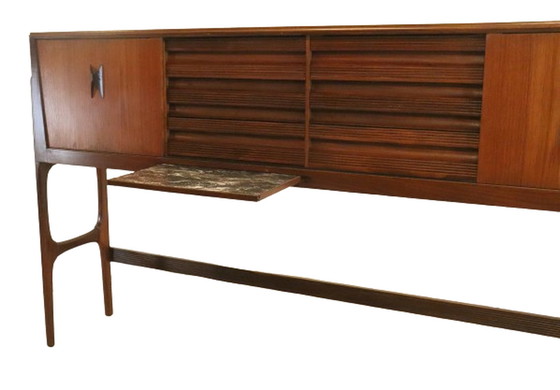 Image 1 of Elliots of Newbury bar cabinet sideboard 'Sproxton' vintage