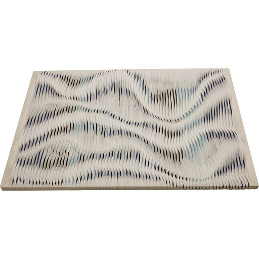 Cuadro texturizado vintage con efecto relieve