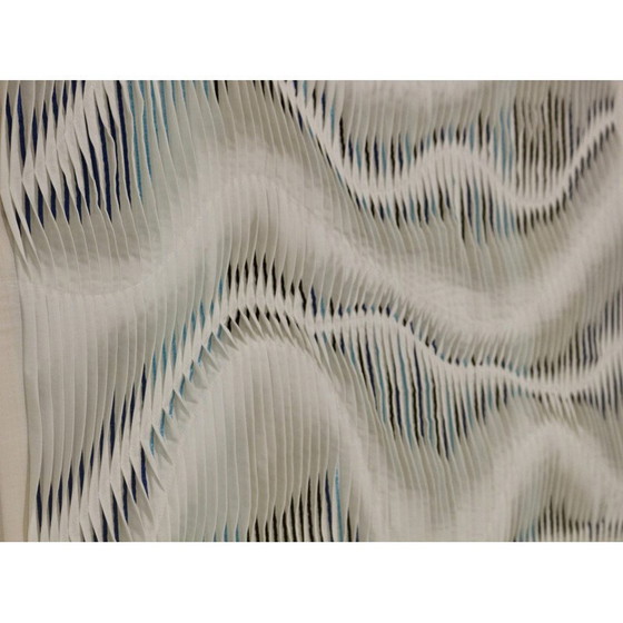 Image 1 of Vintage textured painting with relief effect