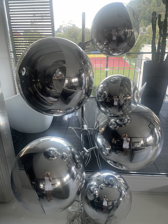 Image 1 of Tom Dixon Mirror Ball Stand lamp