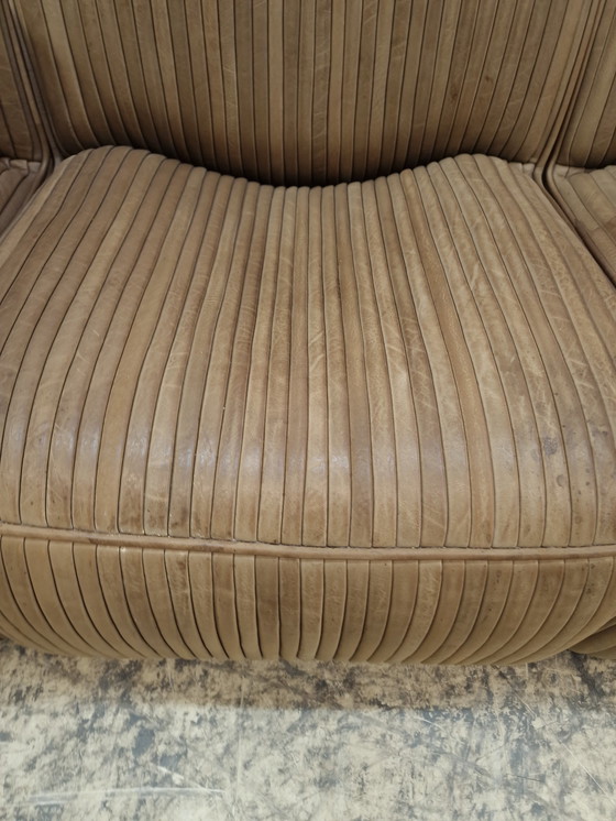 Image 1 of Ernst Lüthy three-seater De Sede designer sofa leather sofa