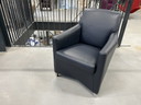 Fauteuil Leolux Calinda Cuir bleu